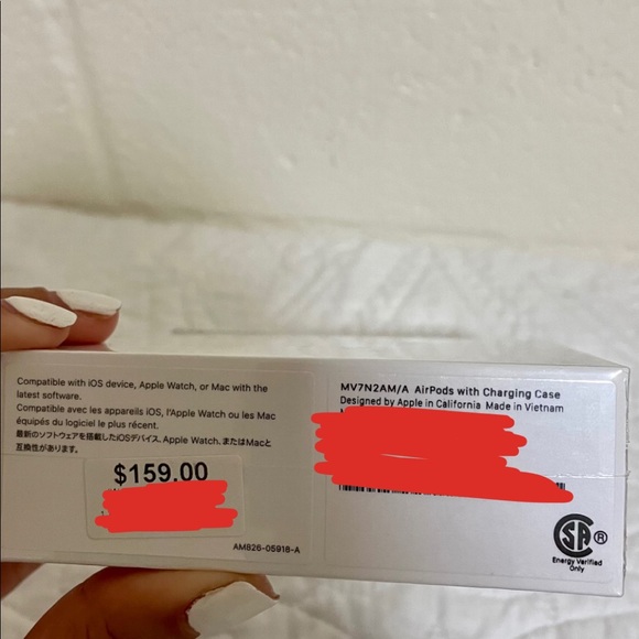 BRAND NEW APPLE AIRPODS WITH CHARGING CASE - Picture 4 of 5